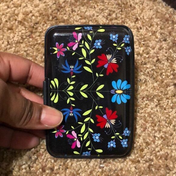 RFID Wallet Floral Print - Picture 4 of 4